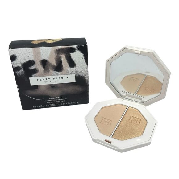 Fenty Beauty Killawatt Freestyle Highlighter Duo - Mean Money / Hu$tla Baby - Picture 1 of 4